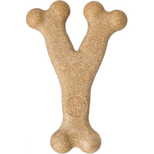جيم دوق لعبة كلاب رائعة شكل عظمة الدجاج خشبية حرف "Y" 13.3 سم