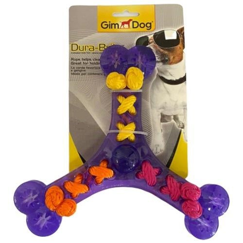 جيم دوق لعبة كلاب رائعة شكل مثلث مع حبل 33 سم